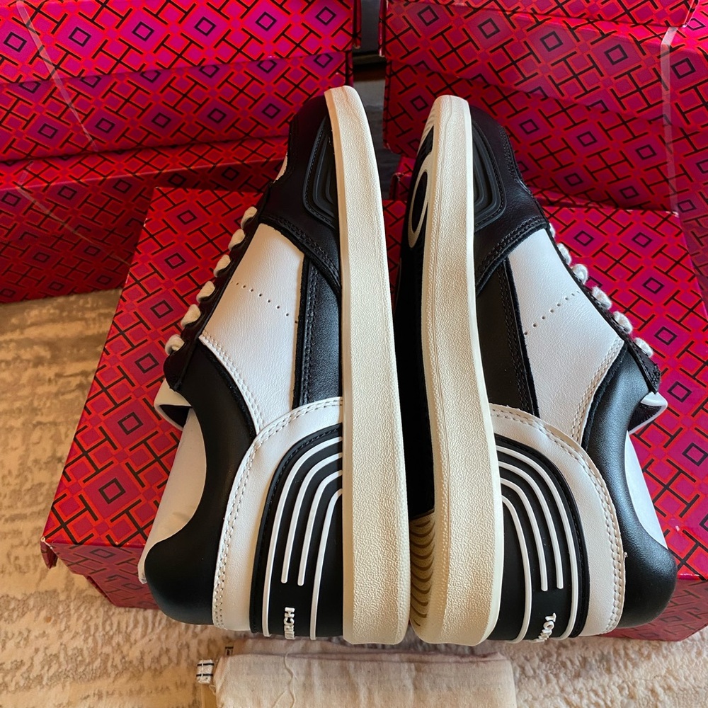 Tory Burch Women's Clover Court Sneakers - Picture 6 of 10